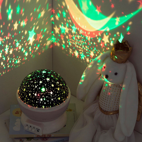 PROYECTOR de ESTRELLAS Luz led noche rotativa - Imagen 4
