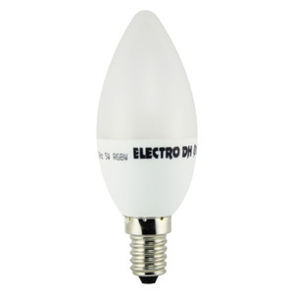 Bombilla led RGB+Mando 5W Vela E14 Electro DH