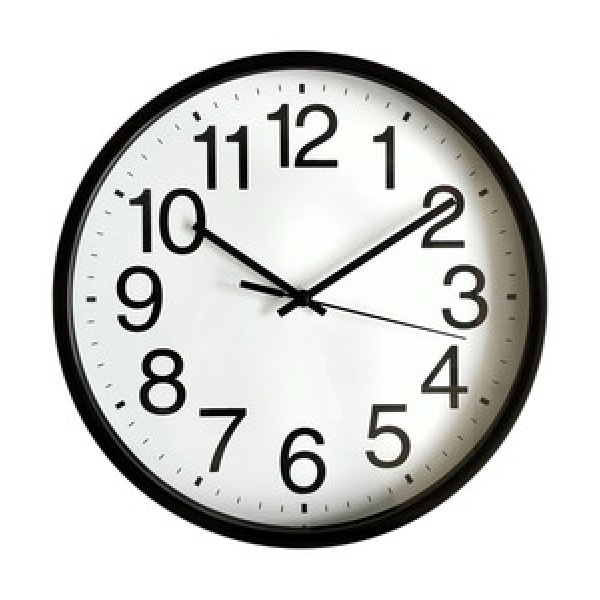 RELOJ DE PARED REDONDO BLANCO