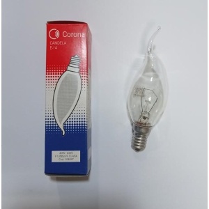 Bombilla Vela Candela Clara