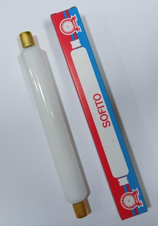 Sofito incandescente cristal opal 25x221 mm 25 w