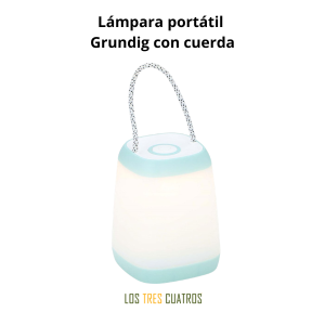 Lámpara portátil Grundig con cuerda