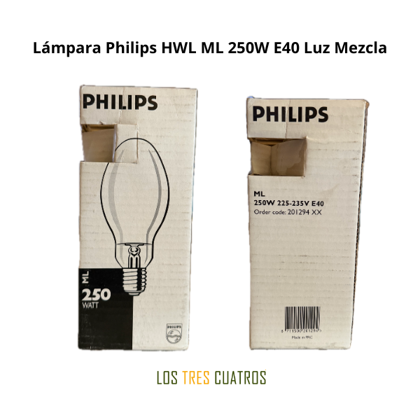 Lámpara Philips HWL ML 250W E40 Luz Mezcla